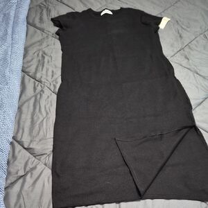 Black Short Sleeve Dress